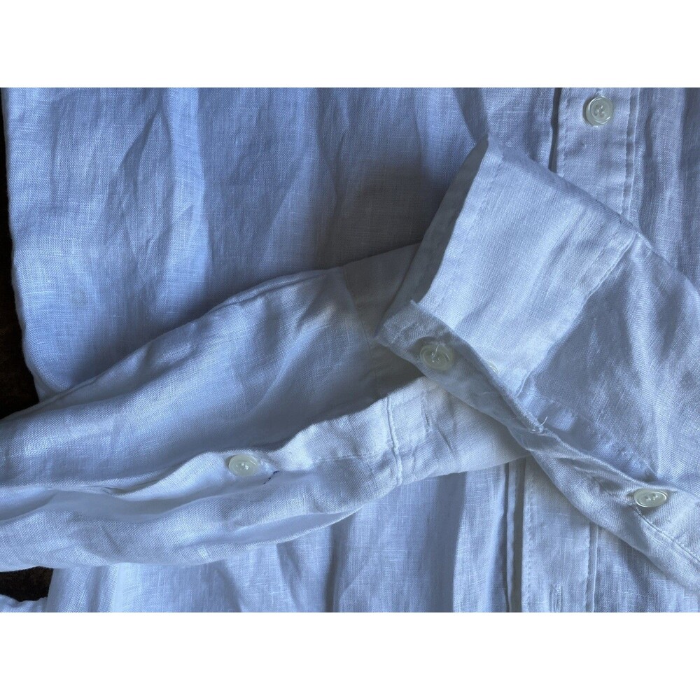 Workshop Republic Clothing 100% Linen Button Up m - Picture 2 of 5